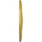 Ekena Millwork Carton Ceiling Medallion (For Canopies up to 3 3/4"), Hand-Painted Rich Gold, 17 3/4"OD x 1 3/8"P CM18CARGS - alternate 4